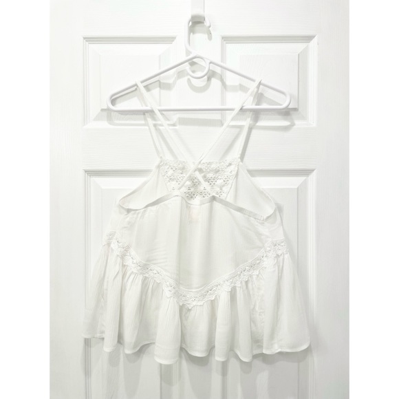 Surf Gypsy Crochet Gauze Tank - Picture 2 of 10